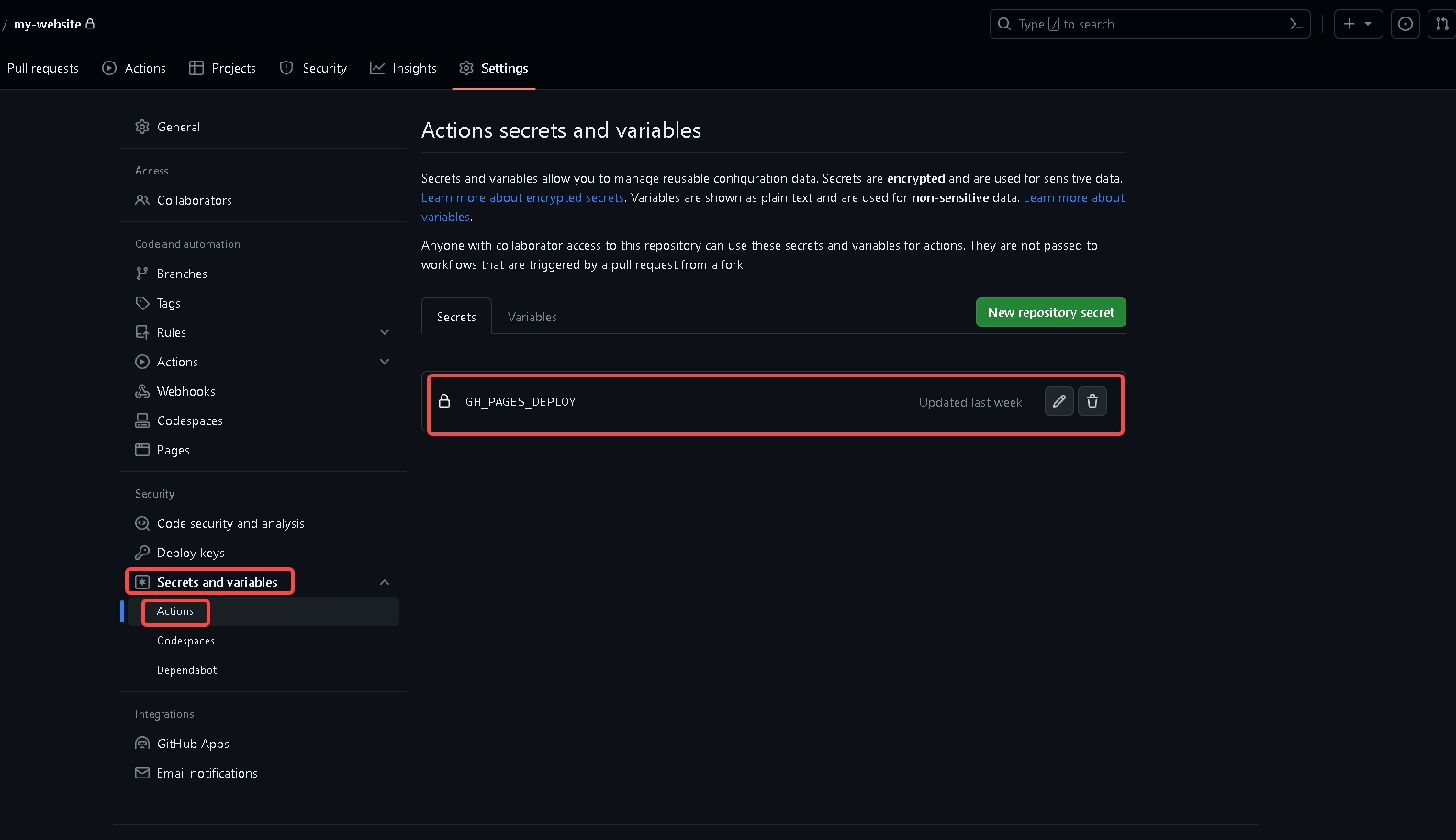 actions-secrets-and-variables